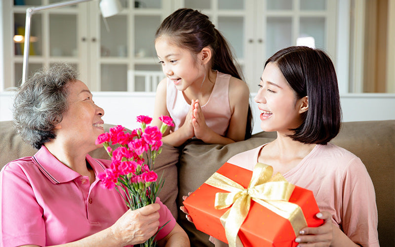 A heartwarming family scene