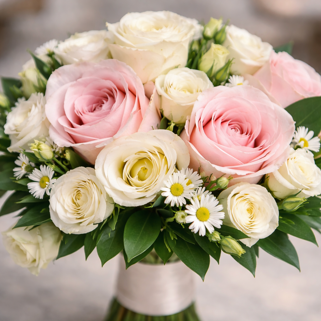 Heirloom Whisper (Lisianthus, Roses) | Fresh Flower Bouquet