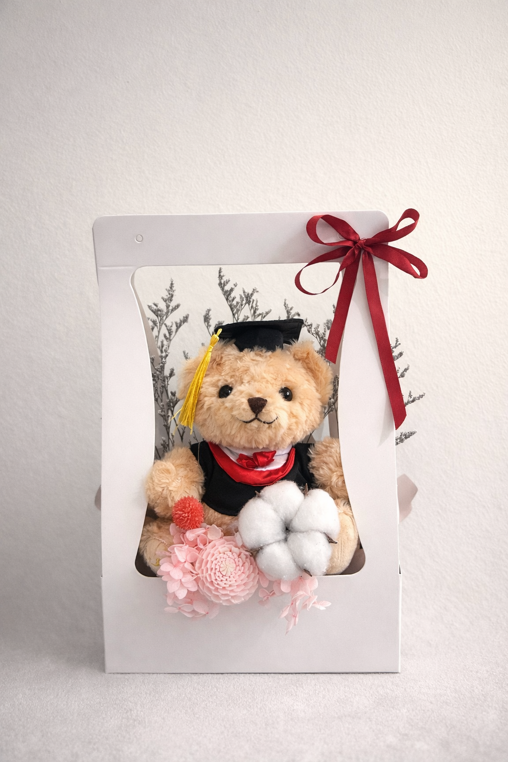 Honor Bloomette (Cotton, Misty Blue, Fillers) | Flower Bouquet