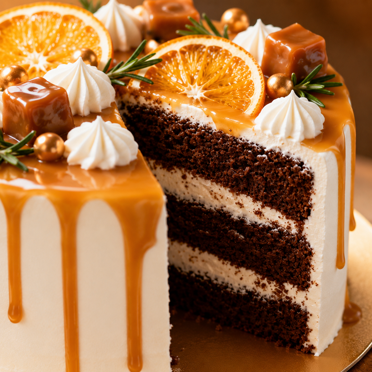 Sea Salt Caramel Cake