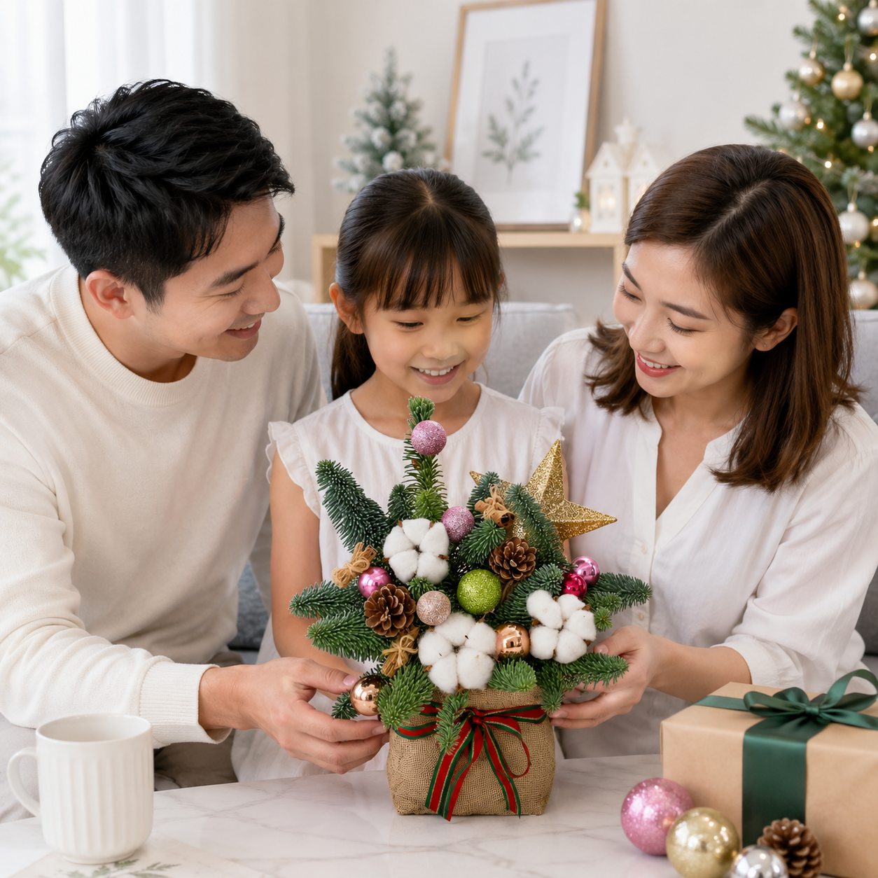 Aurora Noel (Cotton, Pine Cone, Nobilis Fir) | Christmas Hamper