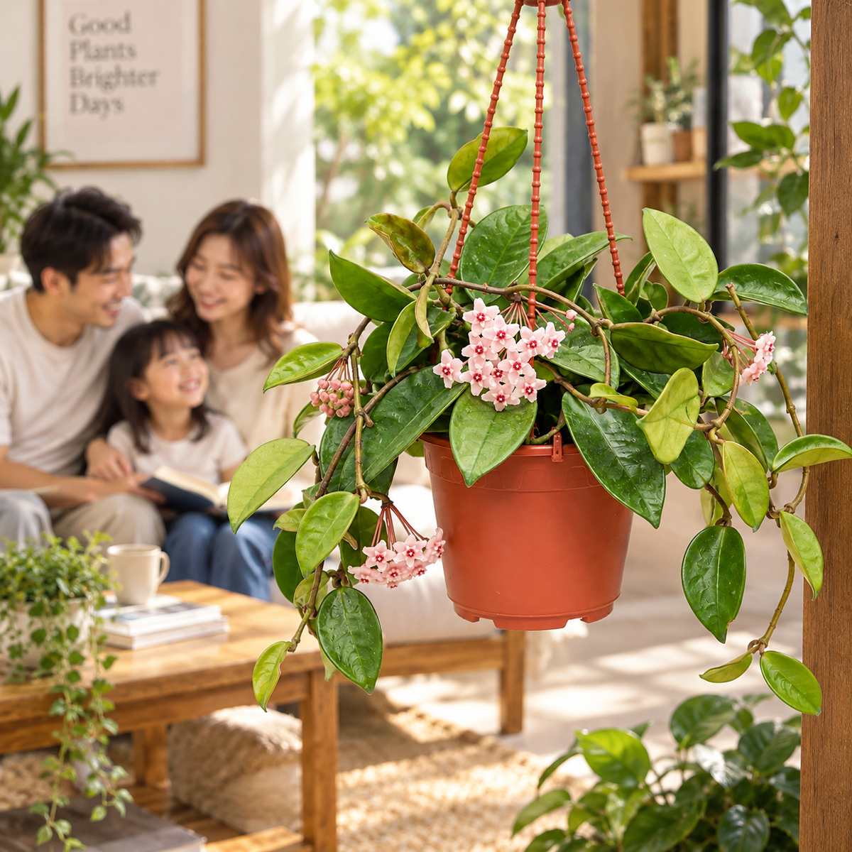 Hoya Carnosa Wax Plant | Pink Flowering Hanging Plant
