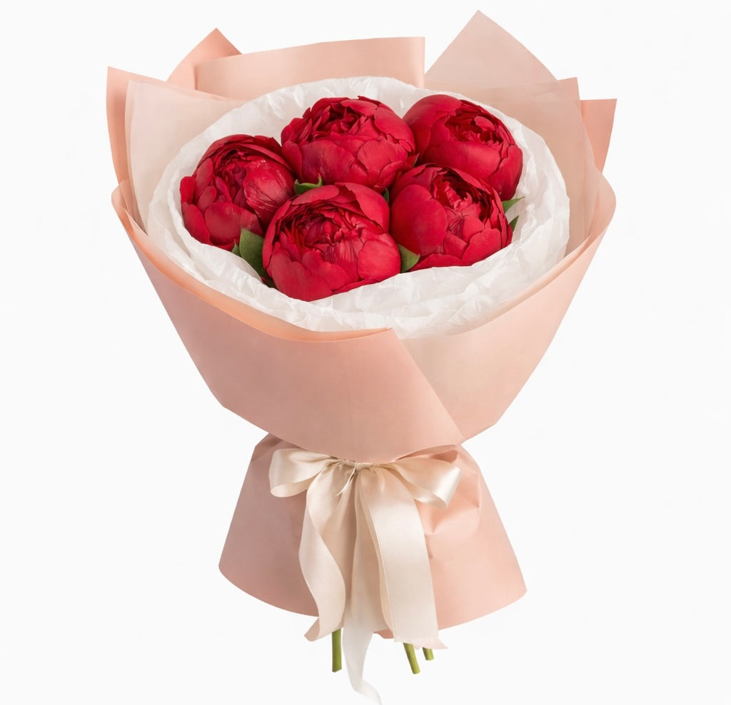 Ruby Sonata (Peonies) | Fresh Flower Bouquet