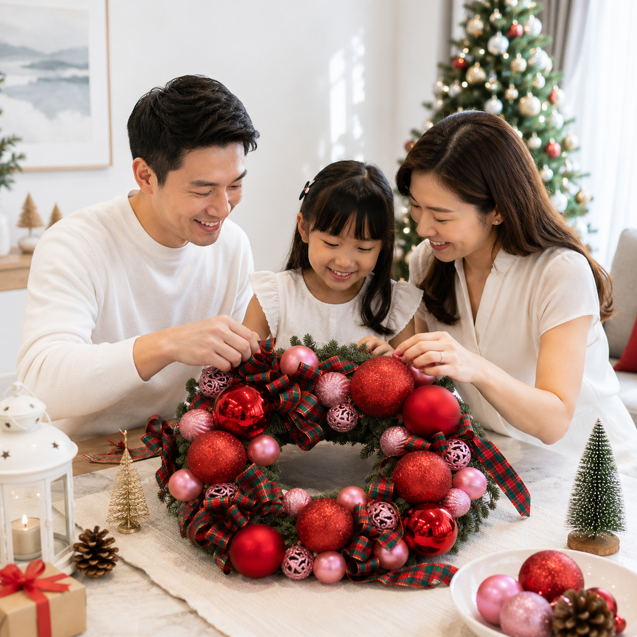 Crimson Frost | Christmas Wreath