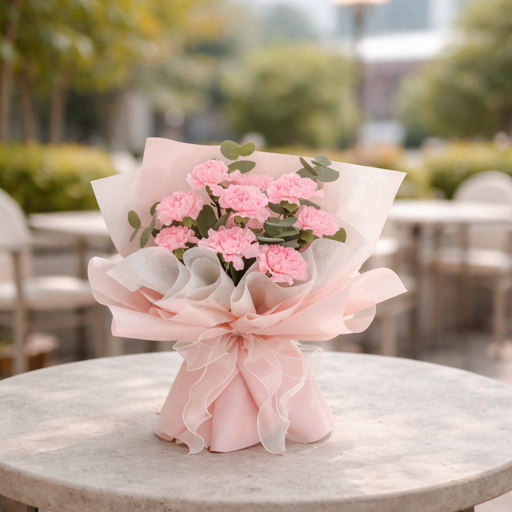 Ballet Blush (Carnations) | Fresh Flower Bouquet
