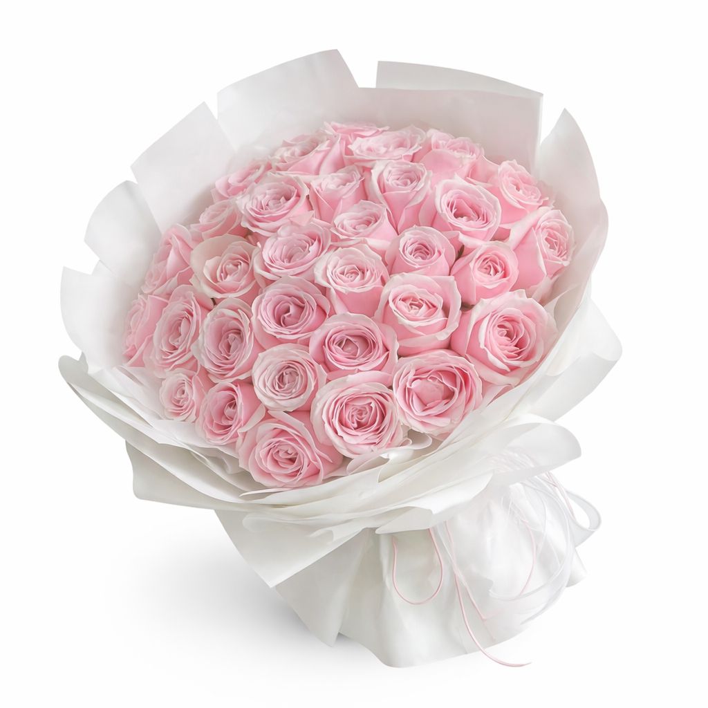 Blush Pink Sonata (Pink Roses) | Fresh Flower Bouquet