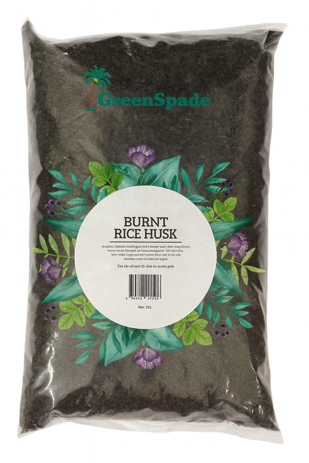 GreenSpade Burnt Rice Husk 5L