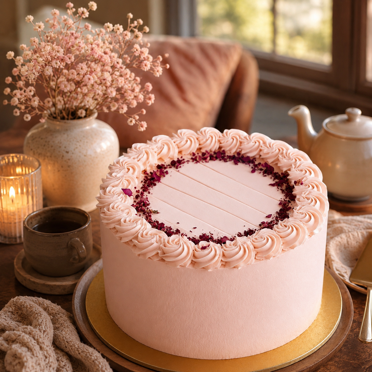 Lychee Rose Cake