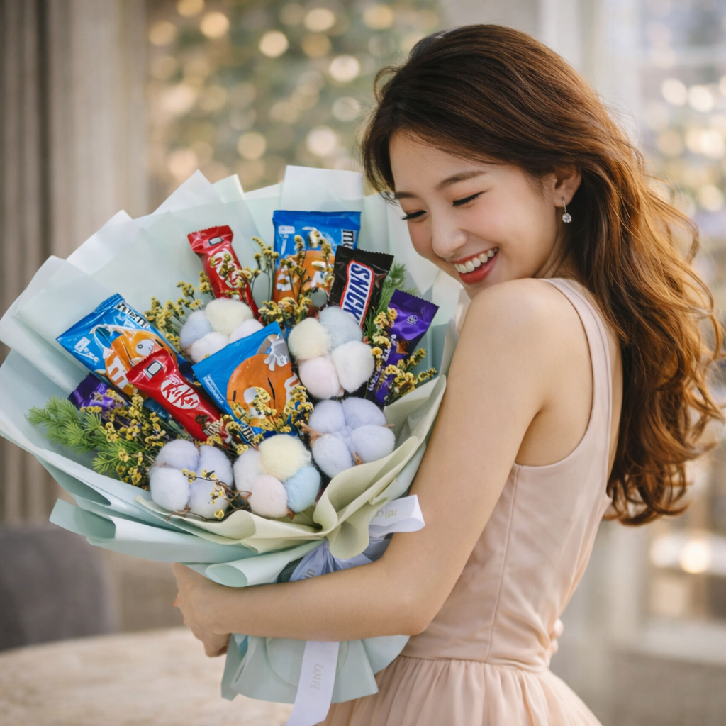 Cotton Treat Symphony | Chocolate Bouquet