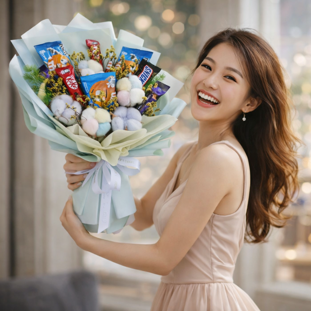 Cotton Treat Symphony | Chocolate Bouquet