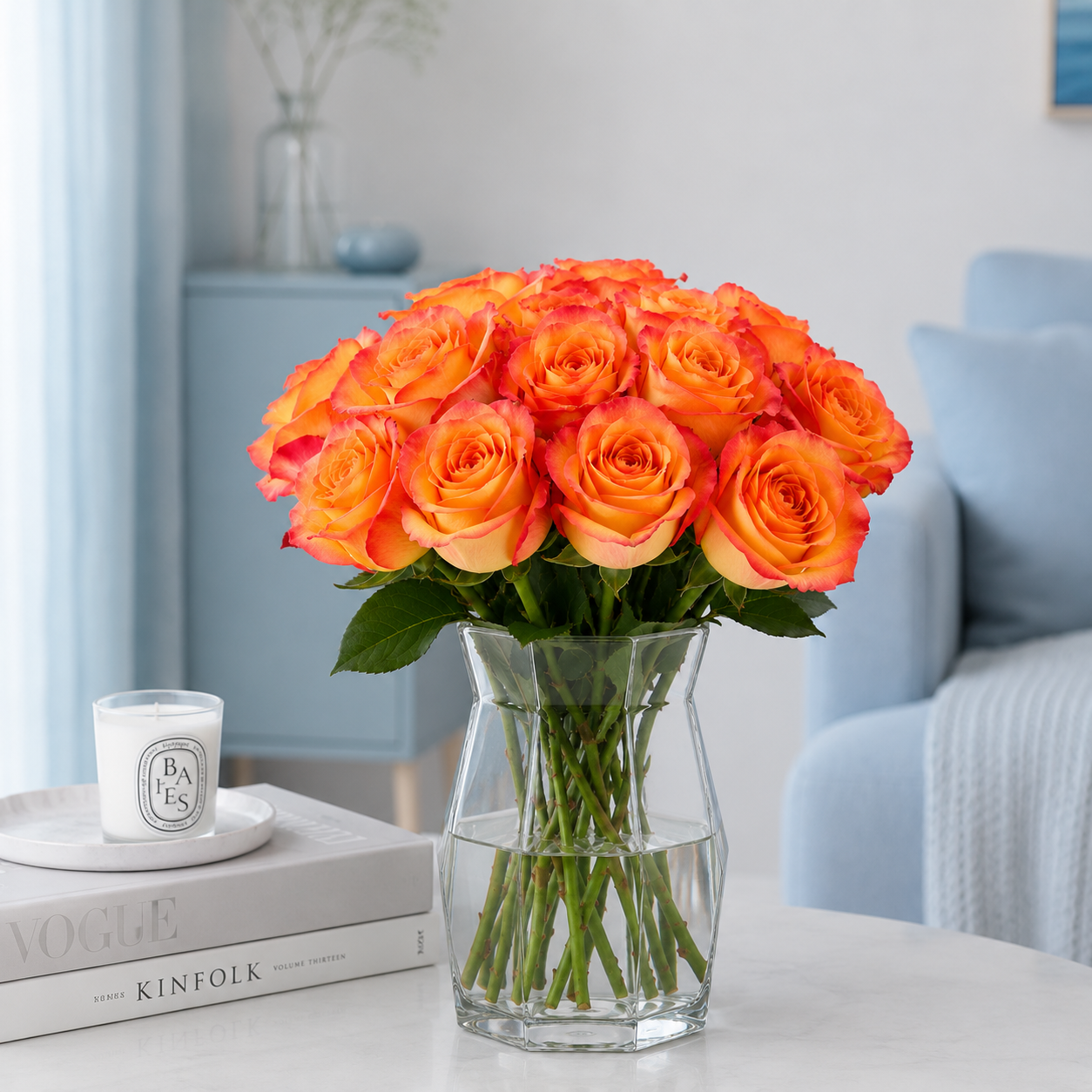 Two Tone Orange Rose