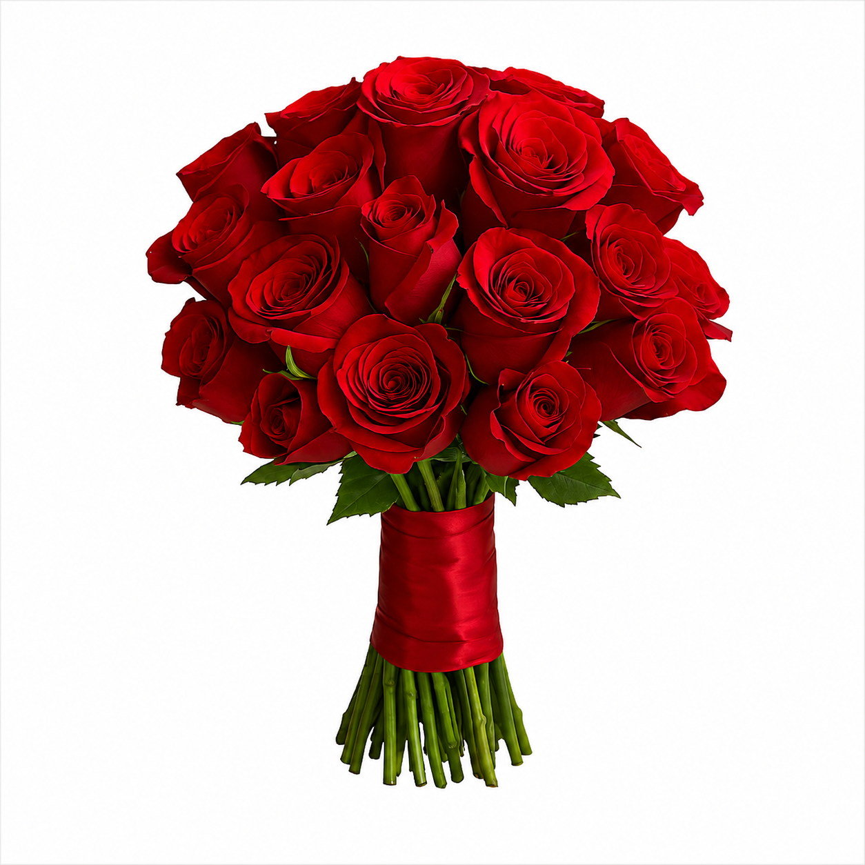 Scarlet Whisper (Roses) | Fresh Bouquet