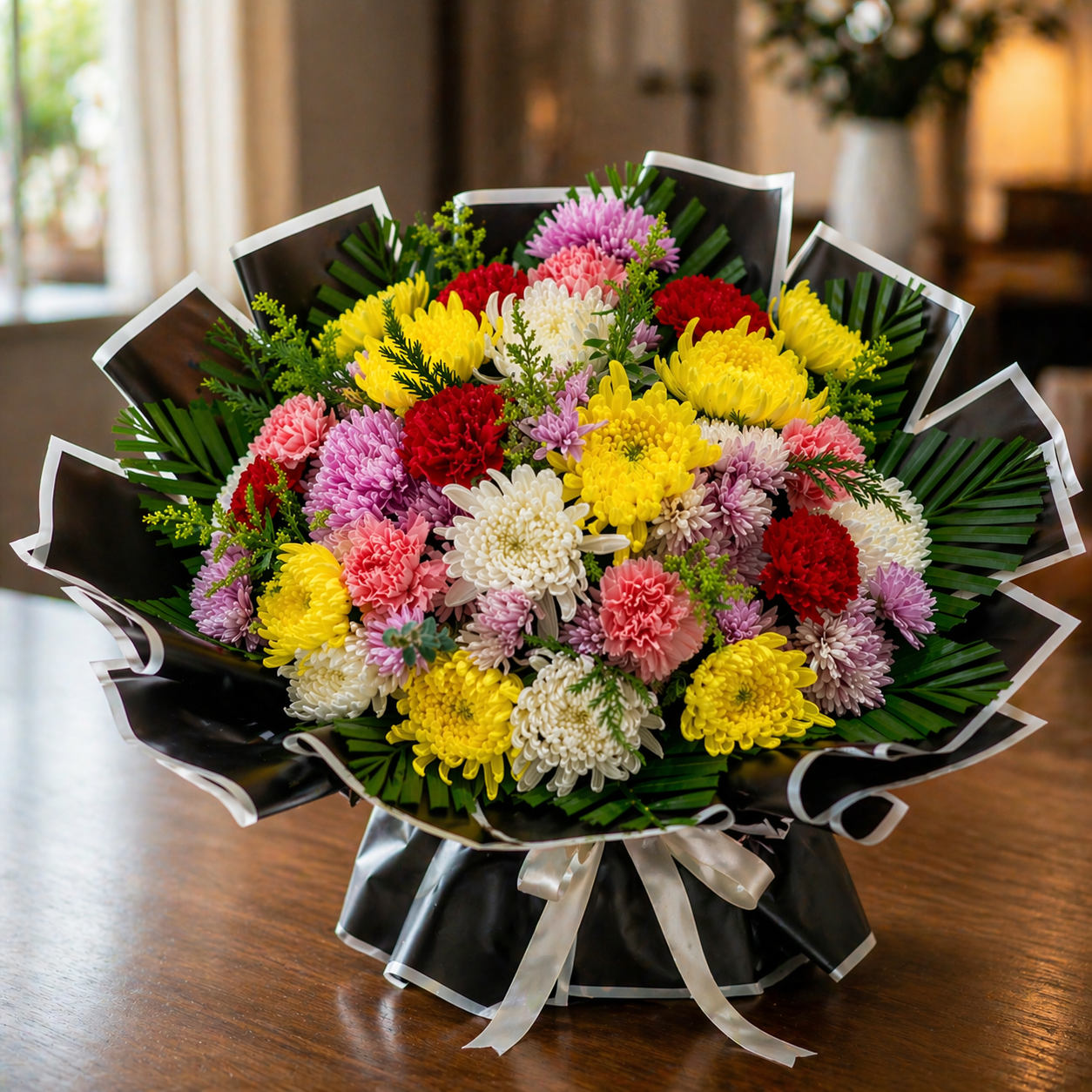 Silent Meadow (Chrysanthemums, Carnations) | Fresh Bouquet
