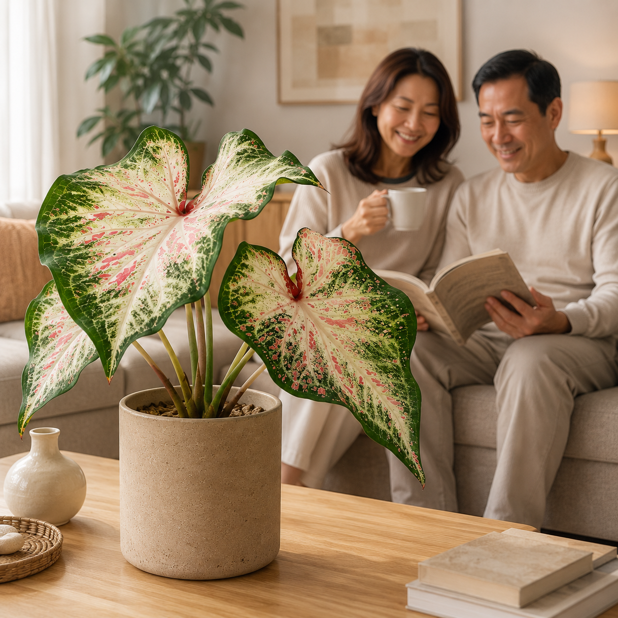 Caladium 'US Peppermint' | Office Plant