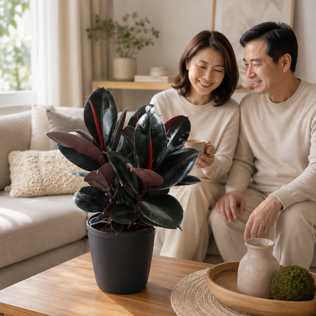Ficus Burgundy | Rubber Plant