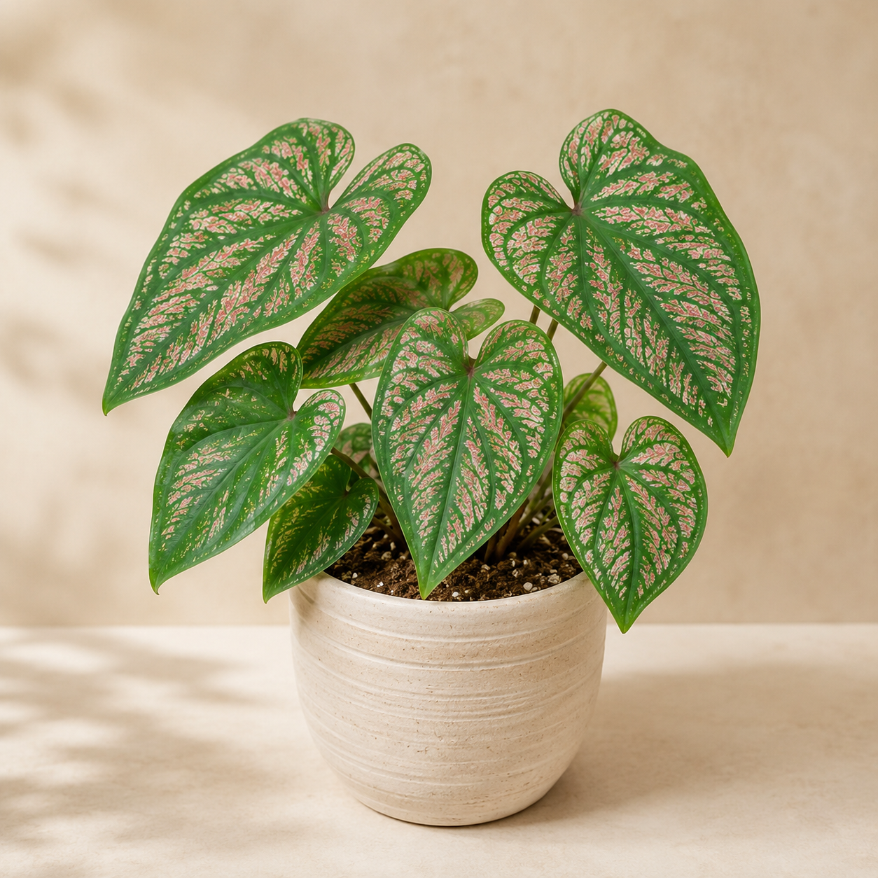 Caladium 'Pink White' | Gardening Plant