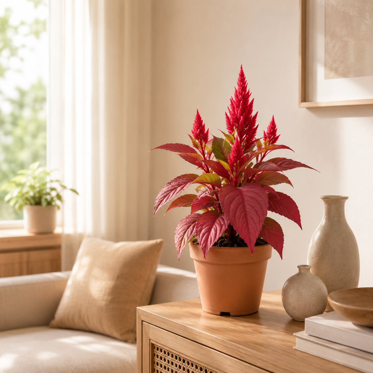 Red Cockscomb Plant | Gardening Plant