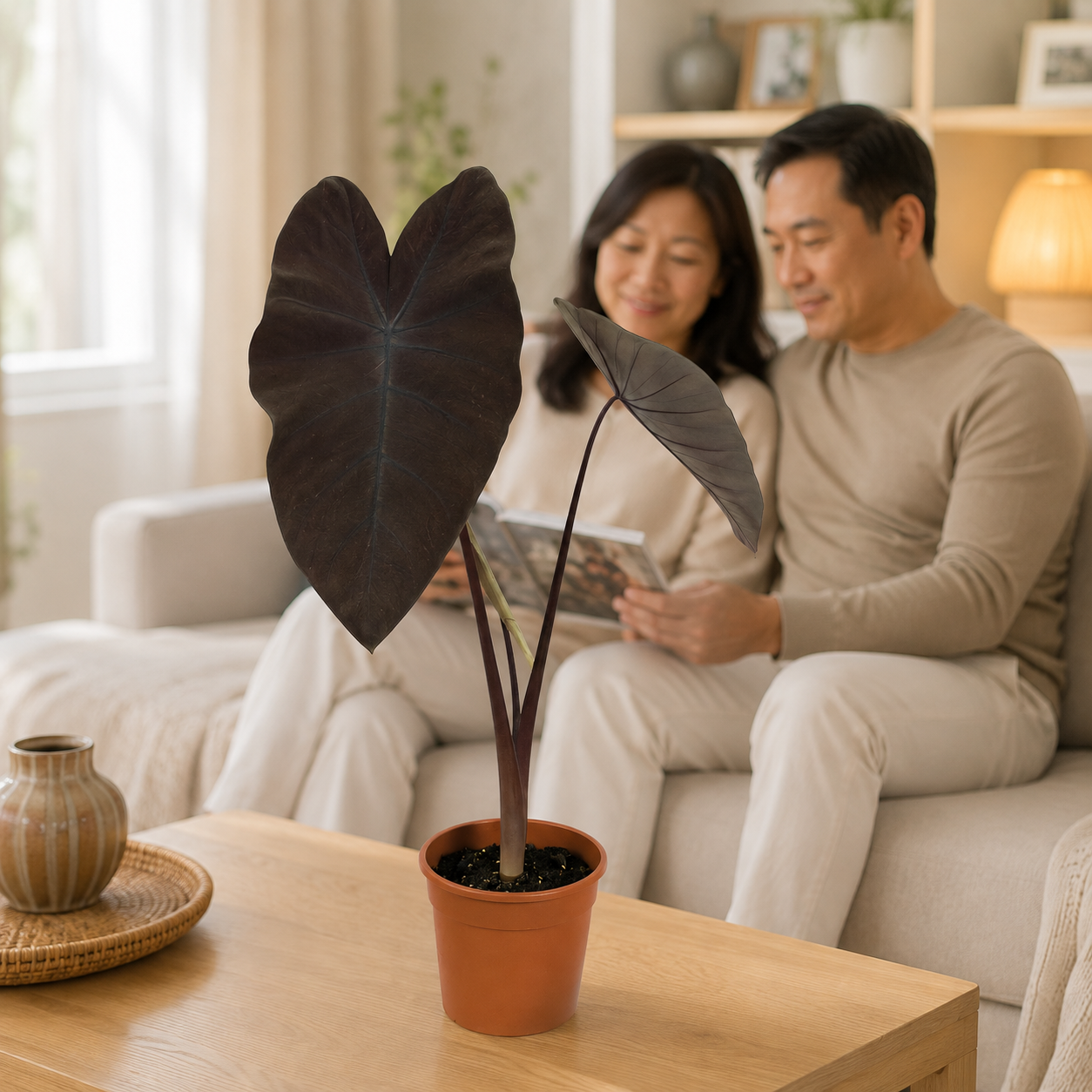 Colocasia 'Black Magic' | Gardening Plant