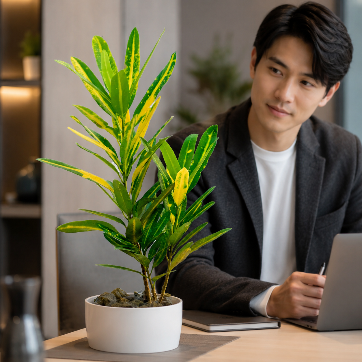 Codiaeum Variegatum | Office Plant