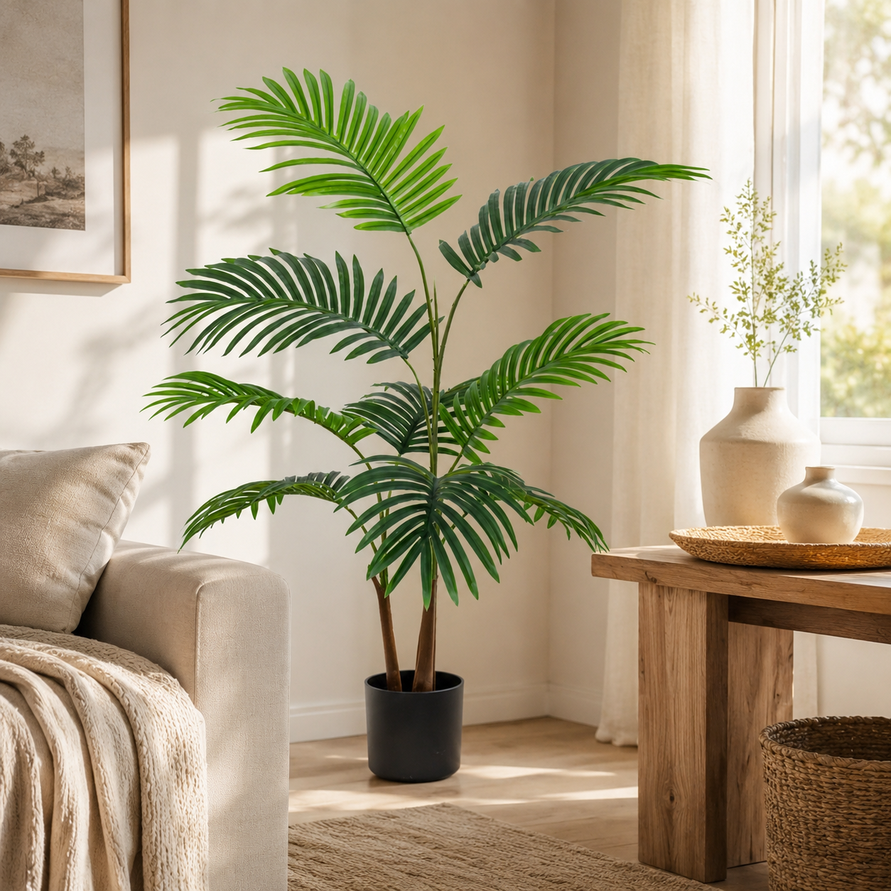 Artificial Yellow Palm