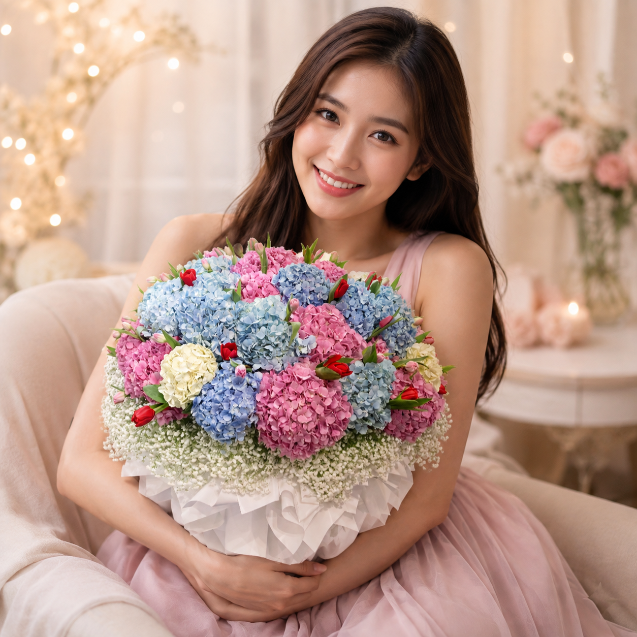 Pastel Cloud Nine (Hydrangea) | CNY Flowers