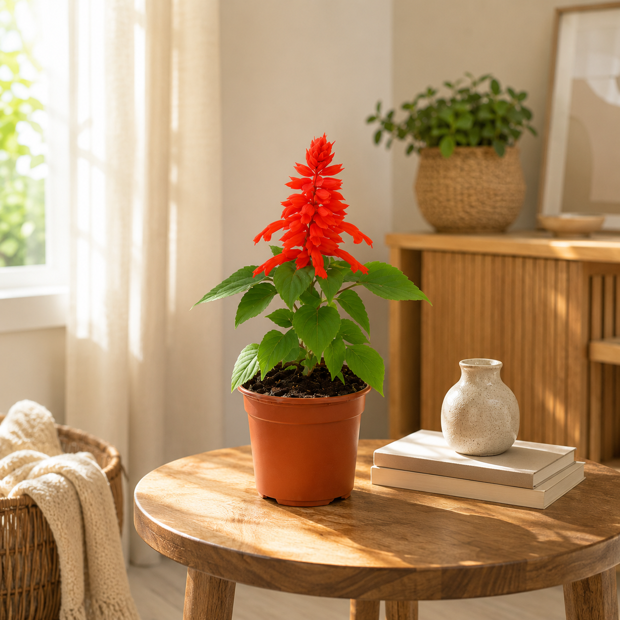 Scarlet Sage Plant