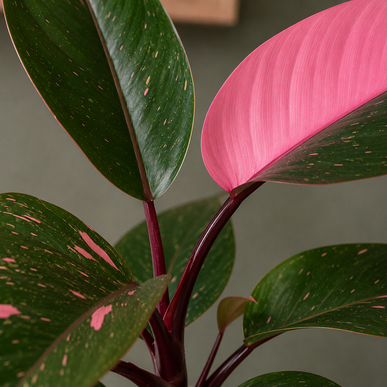 Philodendron 'Pink Princess' | Office Plant