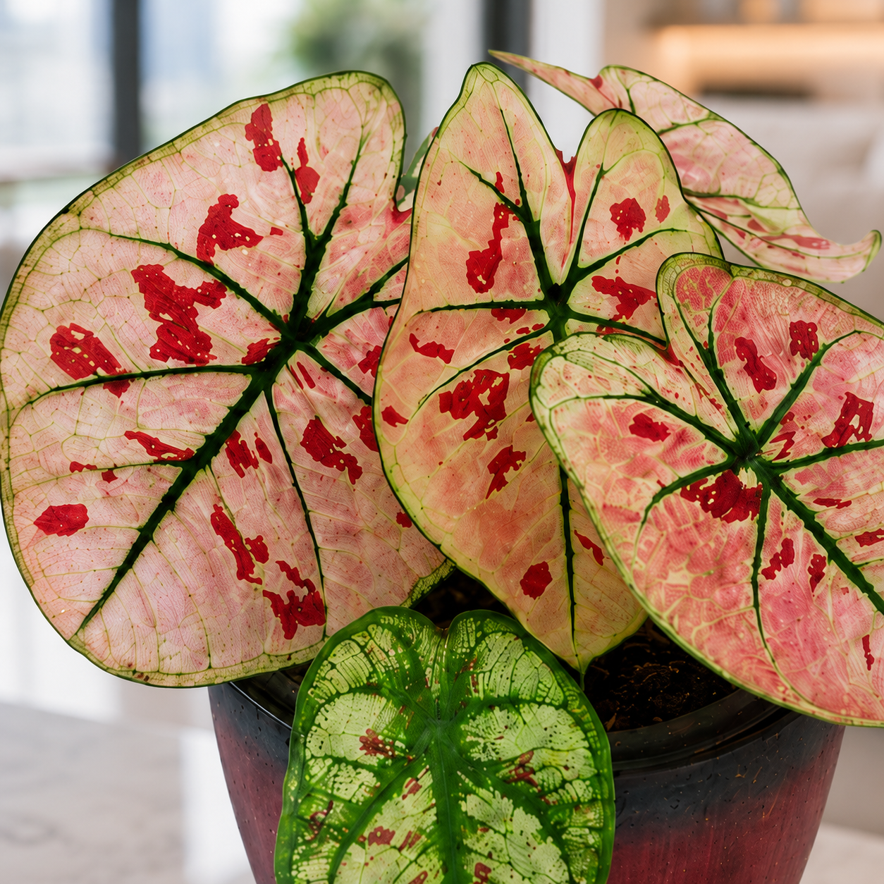 Caladium 'Strawberry Pink' | Plant