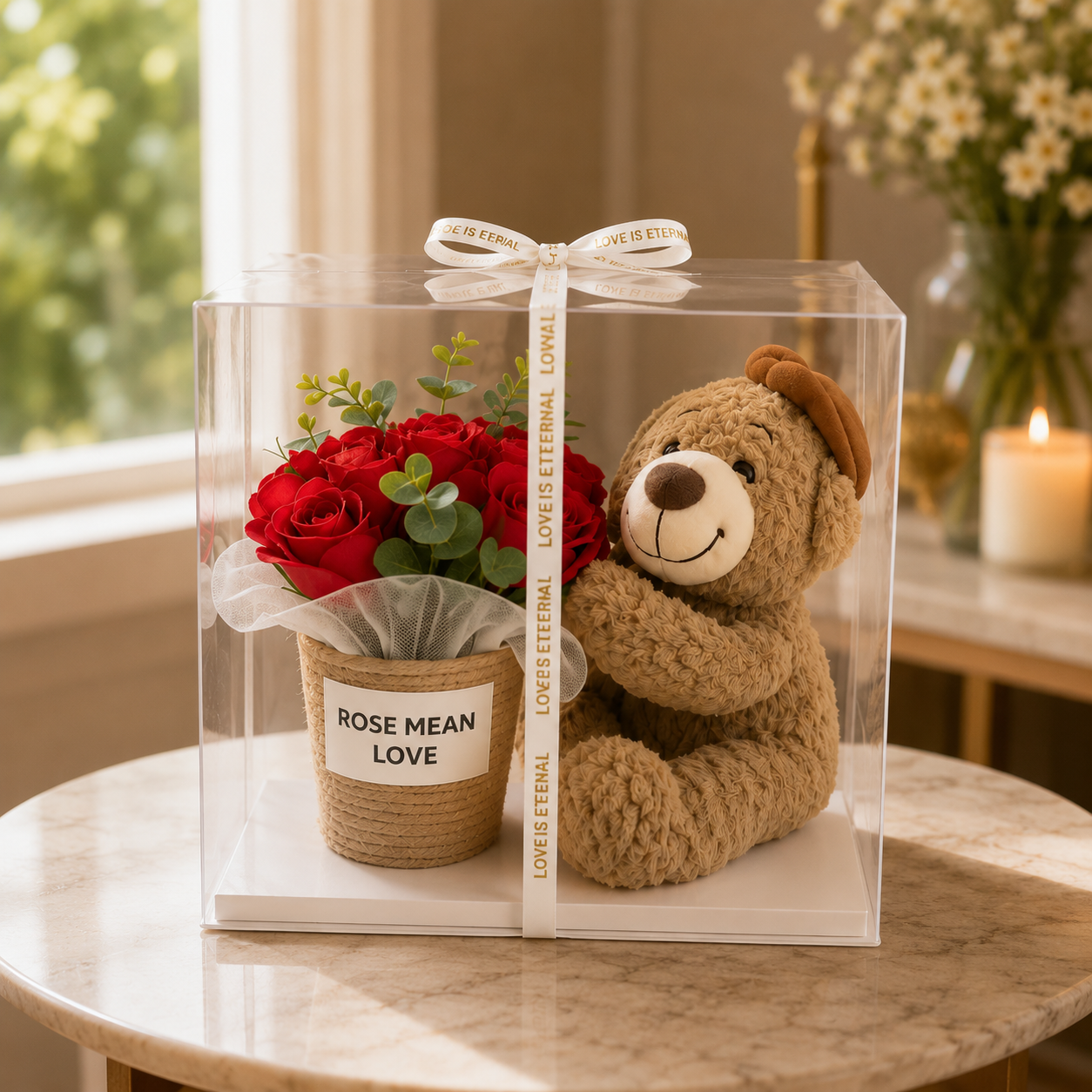 Warmheart Companion | Crochet Flower Bouquet