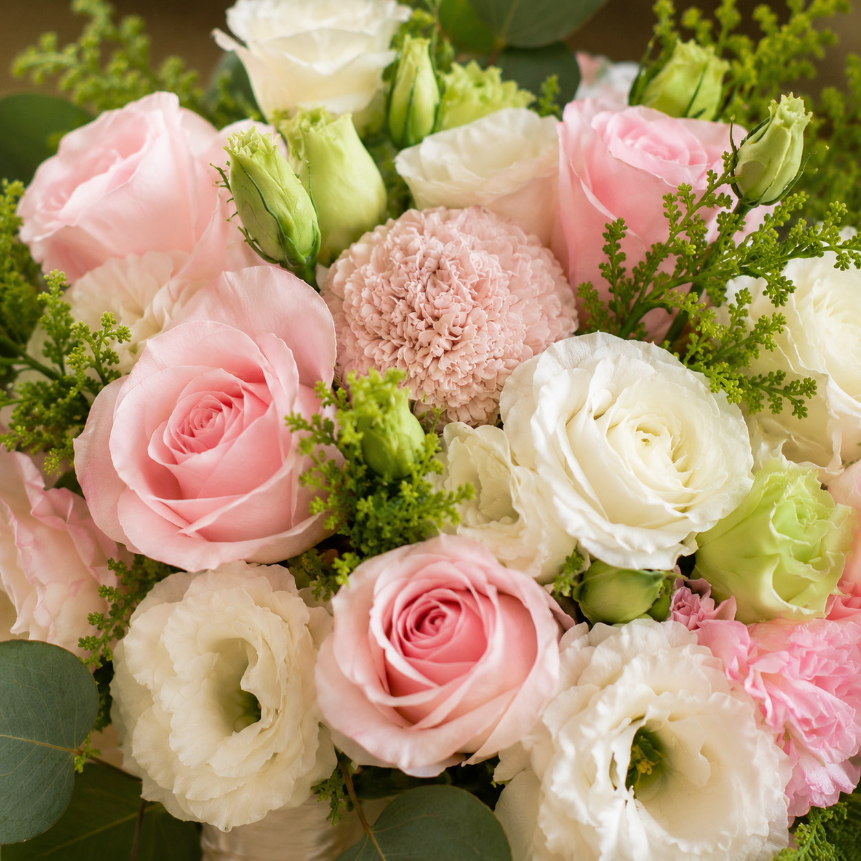 Clementine Muse (Roses, Lisianthus) | Fresh Bouquet