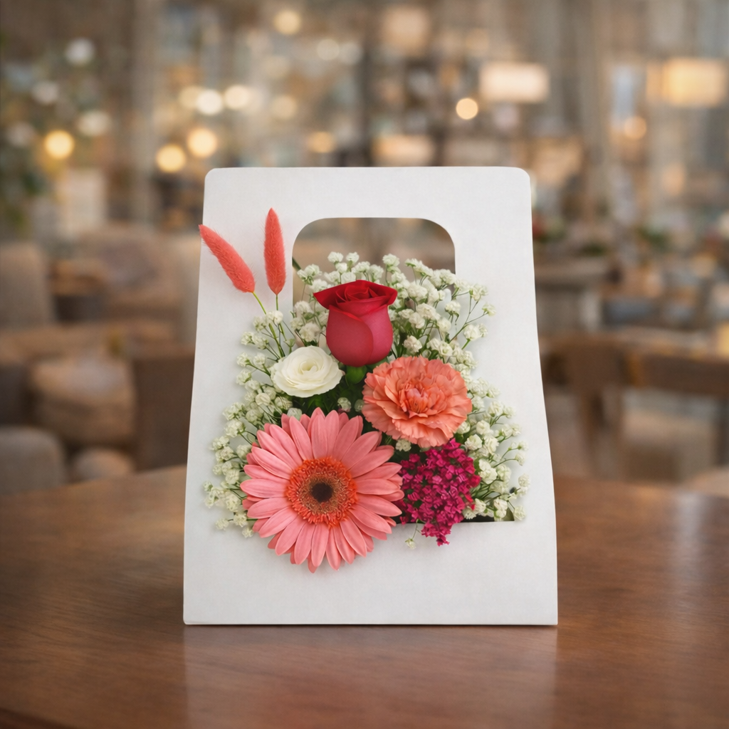 Coral Bloom (Gerbera, Carnation, Rose) | Bloom Box