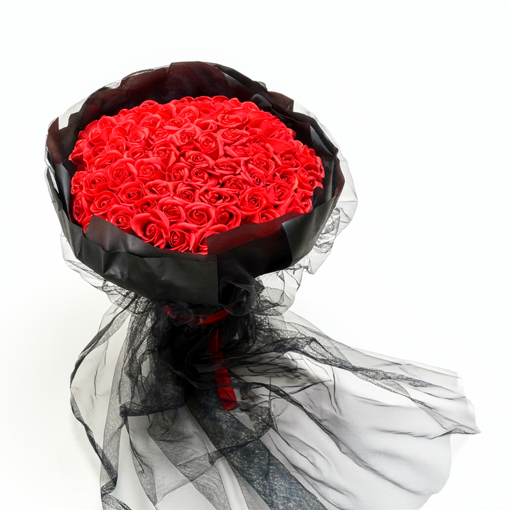 Crimson Devotion (Red Roses)| Preserved Flower Bouquet