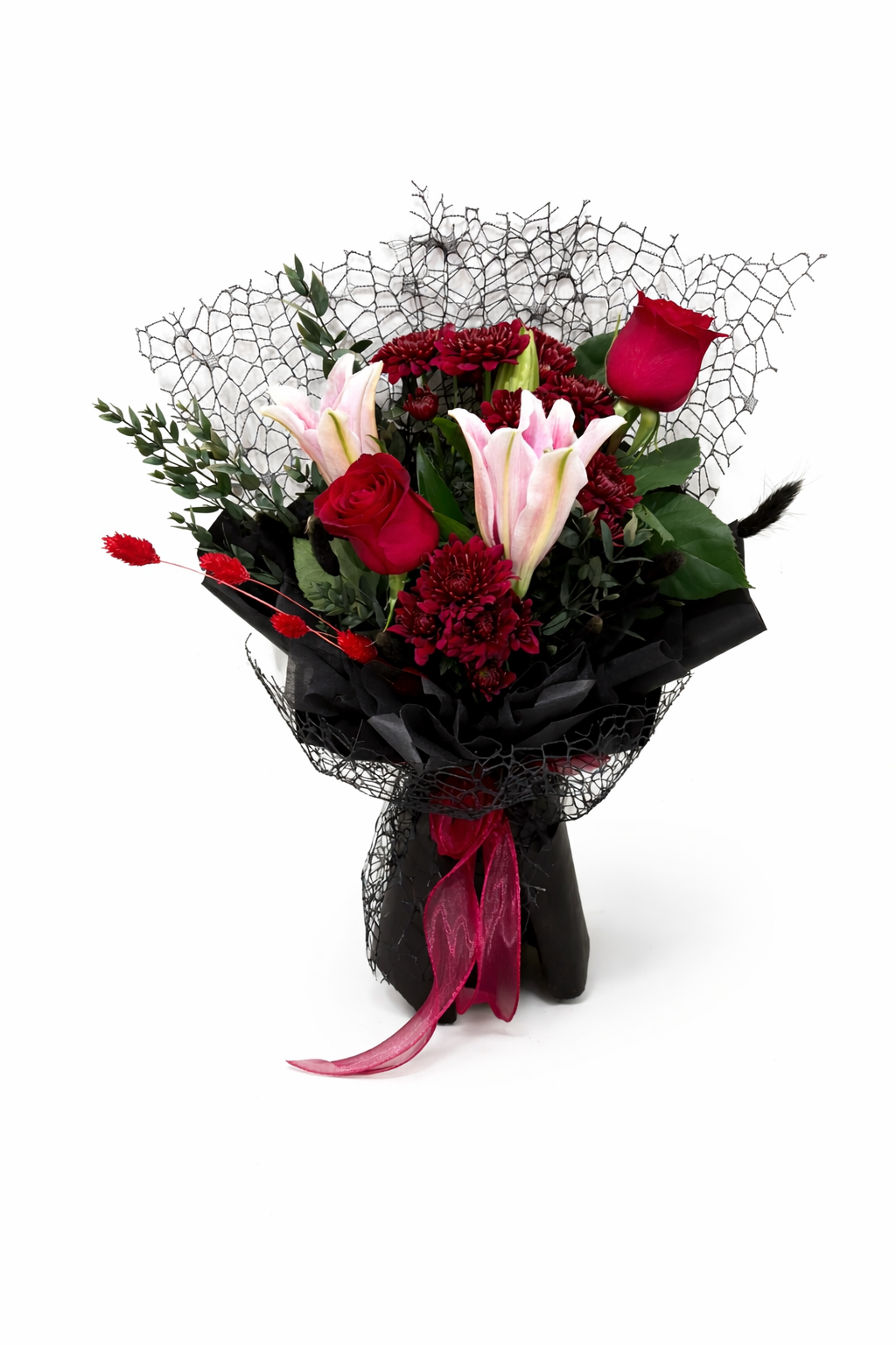 Midnight Grace (Rose, Lily) | CNY Flowers