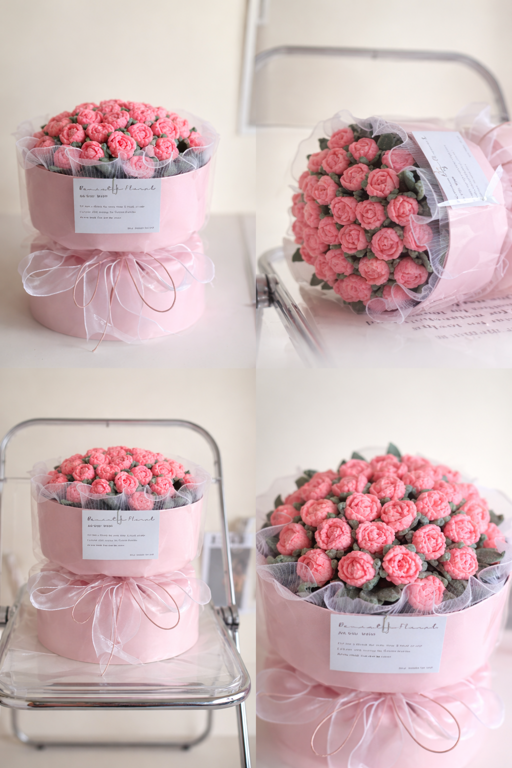 Sugarblush Keepsake | Crochet Bouquet