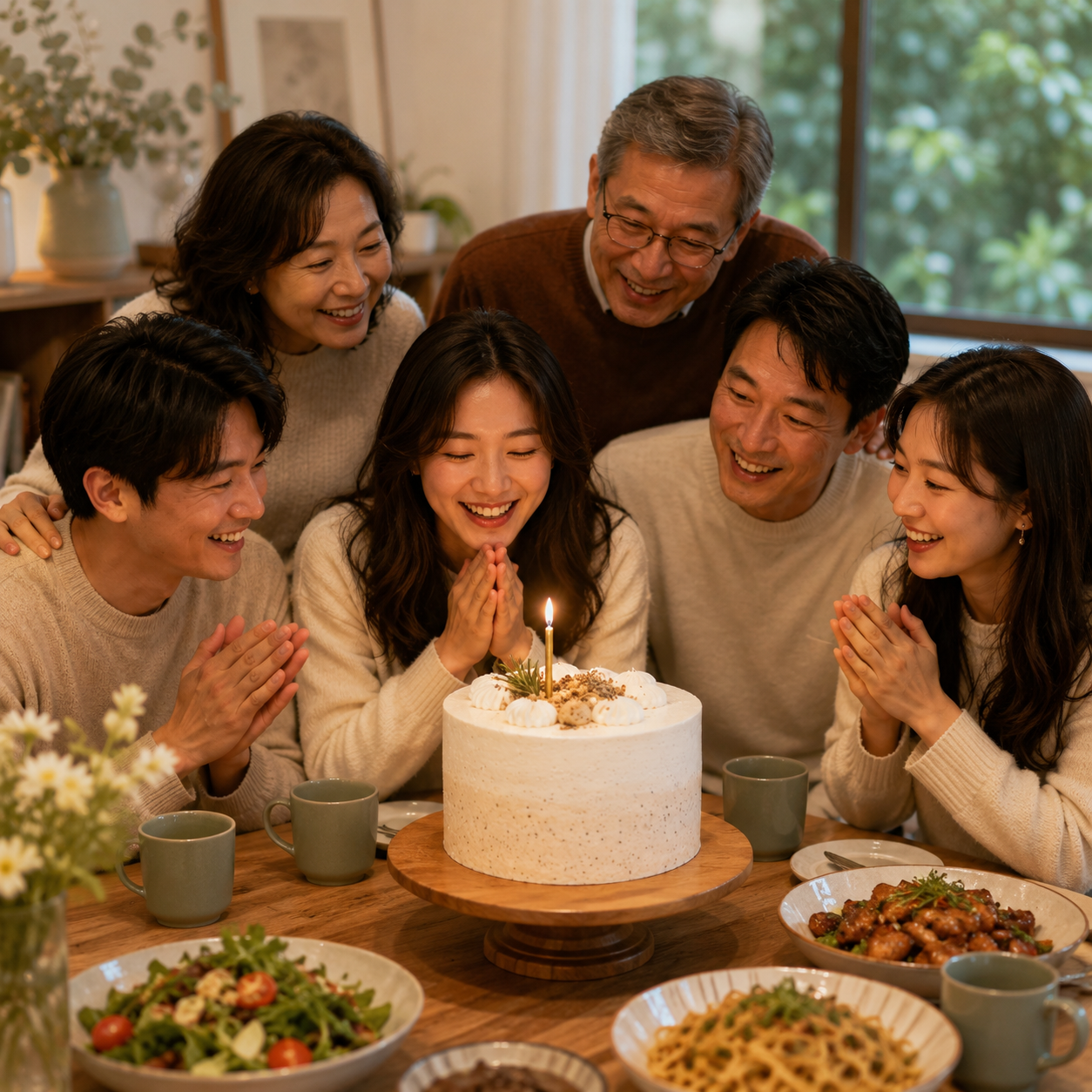 Thai Milk Tea Cake