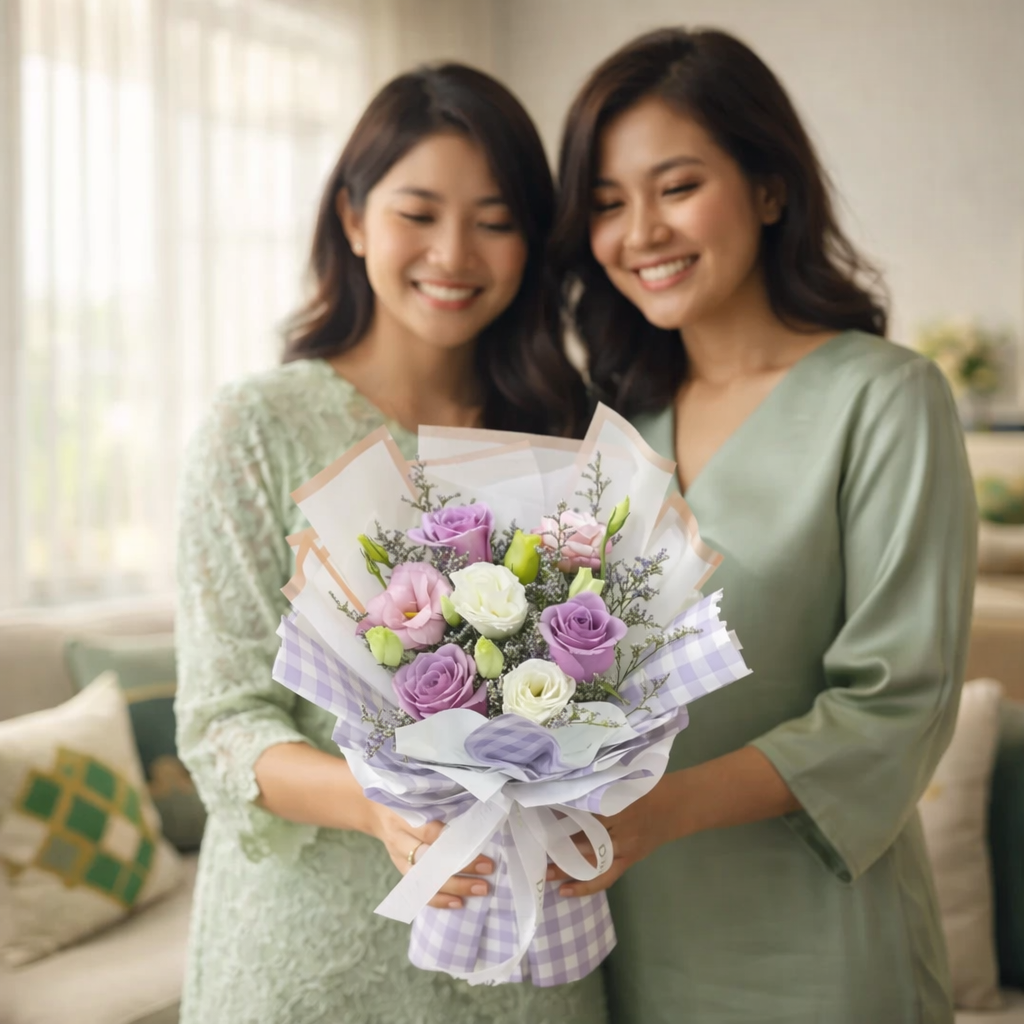 Lavender Mist (Roses, Lavender) | Fresh Flower Bouquet