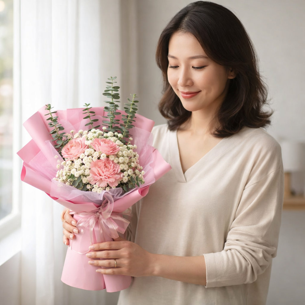 Luna Petaline (Carnation, Baby's Breath) | Mother's Day Flowers