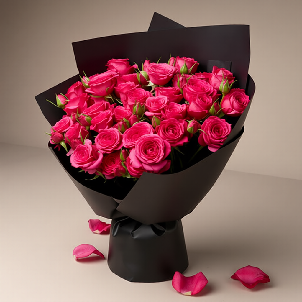 Midnight Bloom (Roses) | Fresh Bouquet