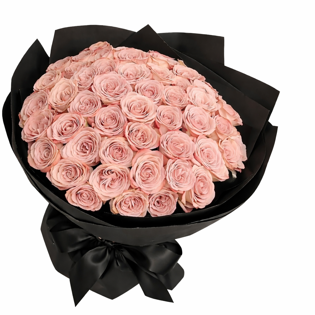 Mink Poise (Roses) | Fresh Flower Bouquet