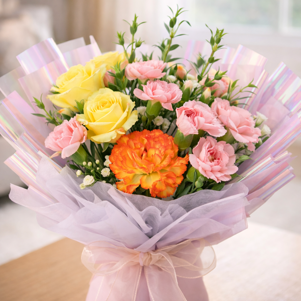 Morning Sorbet (Carnation, Rose) | Mother's Day Flowers