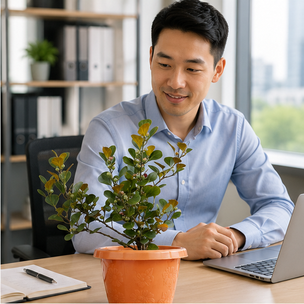 Ficus Deltoidea | Office Plant