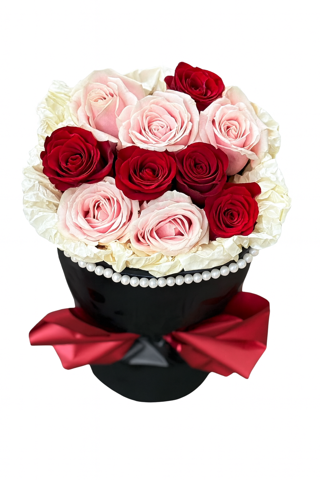 Velvet Darling (Red Roses, Pink Roses) | Fresh Bouquet