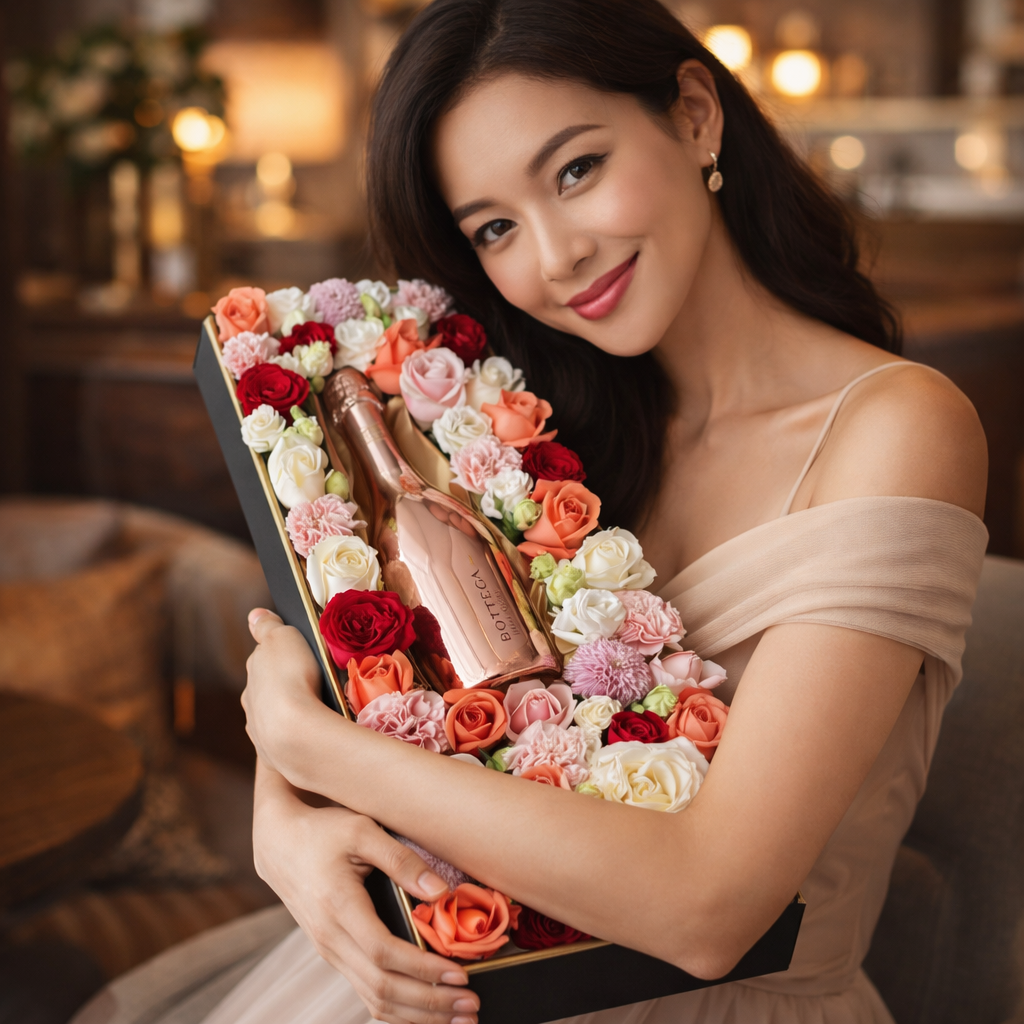 Rosé Reverie (Roses, Chrysanthemums, Carnations) | Flower Box