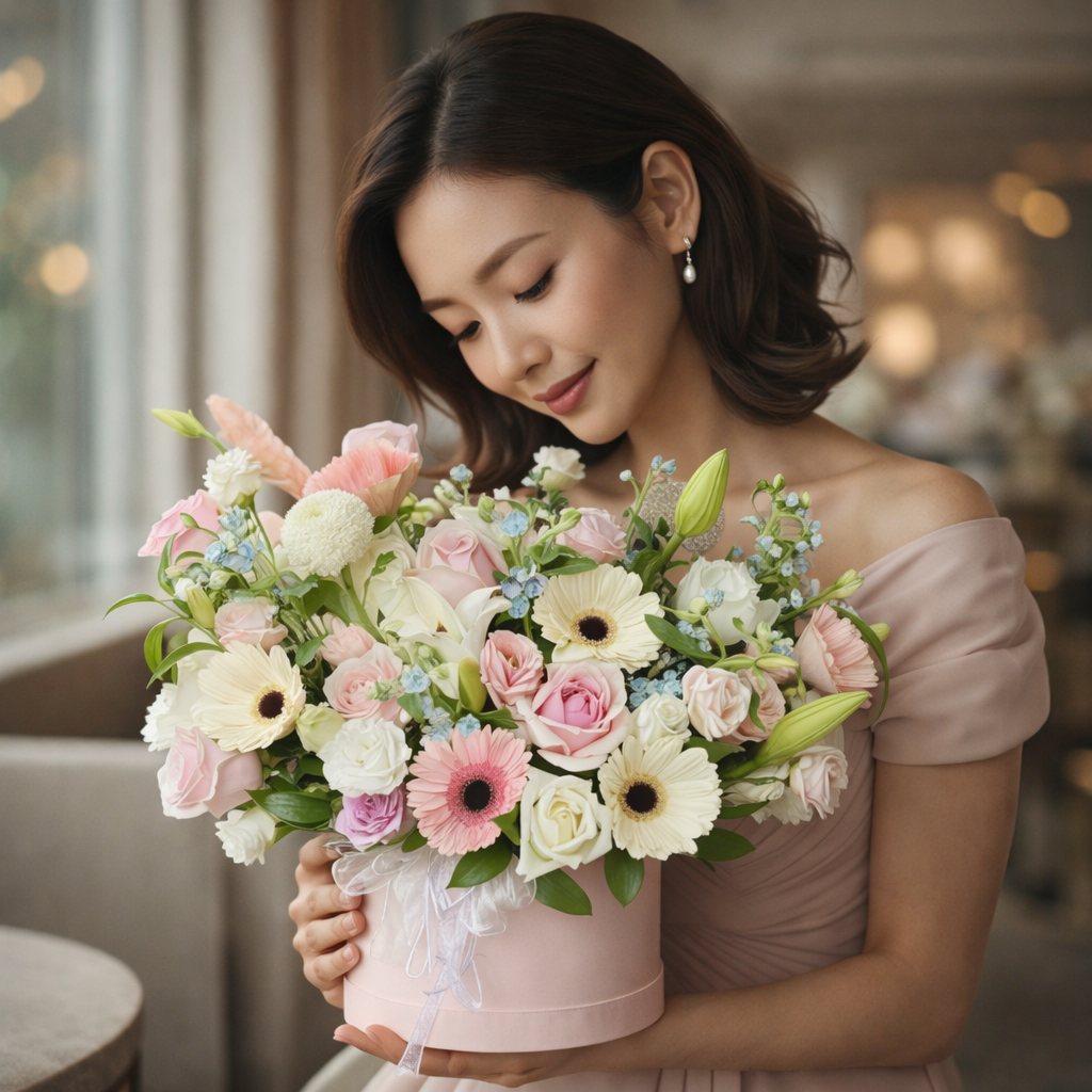 Springtime Serenade (Gerberas, Roses) | Gift Box