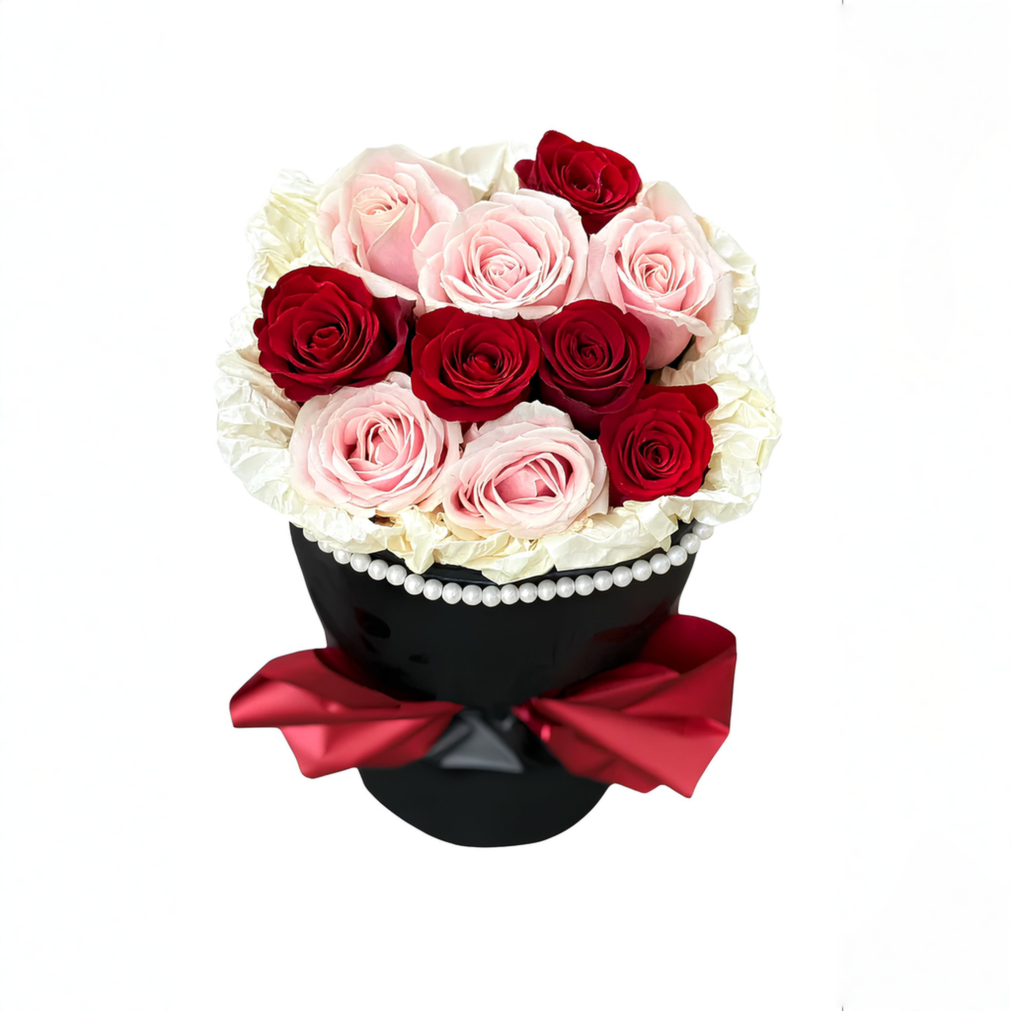Velvet Darling (Red Roses, Pink Roses) | Fresh Bouquet