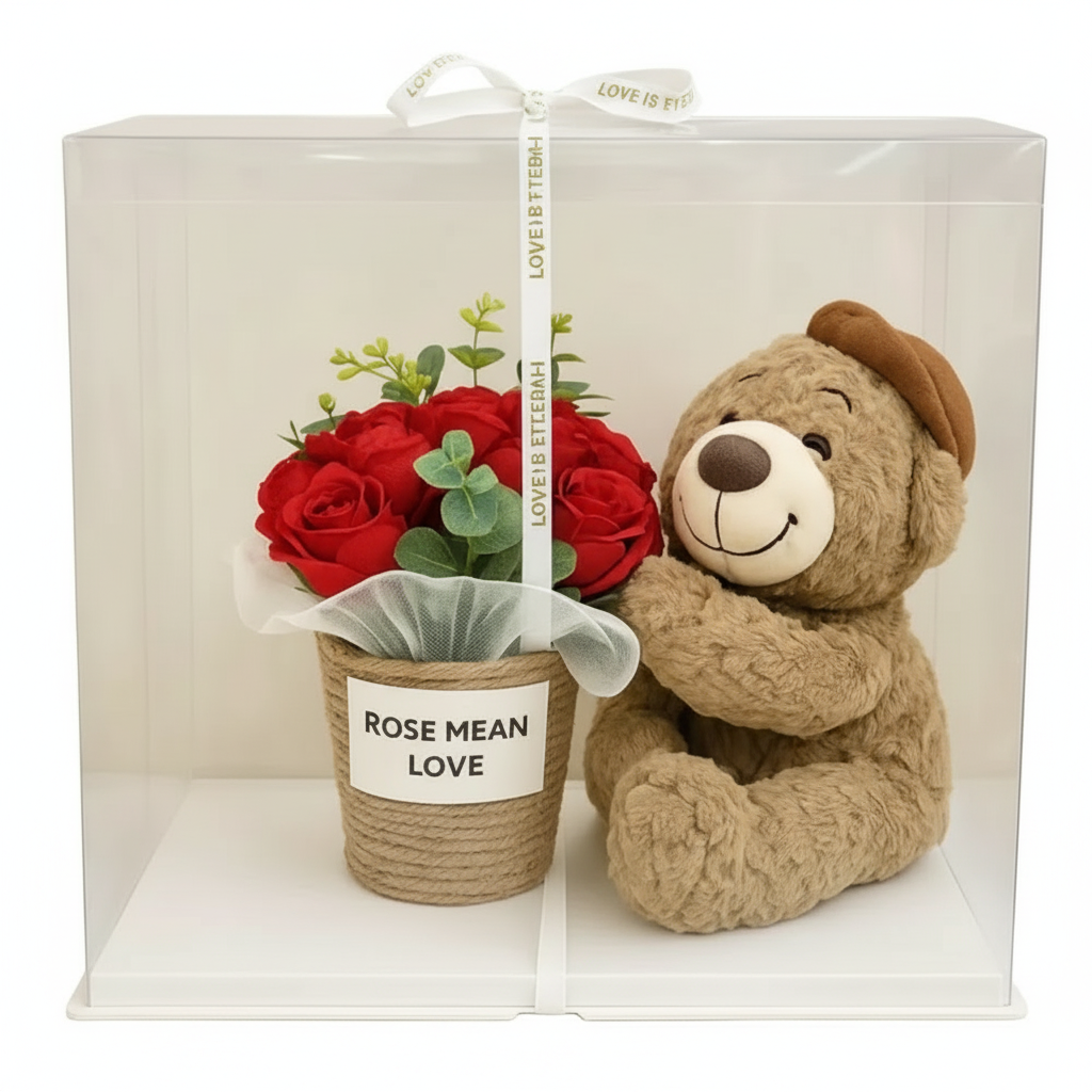 Warmheart Companion | Crochet Flower Bouquet