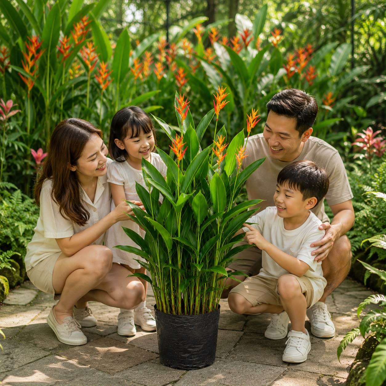Heliconia Psittacorum (Parrot’s Beak Heliconia) | Tropical Flowering Plant