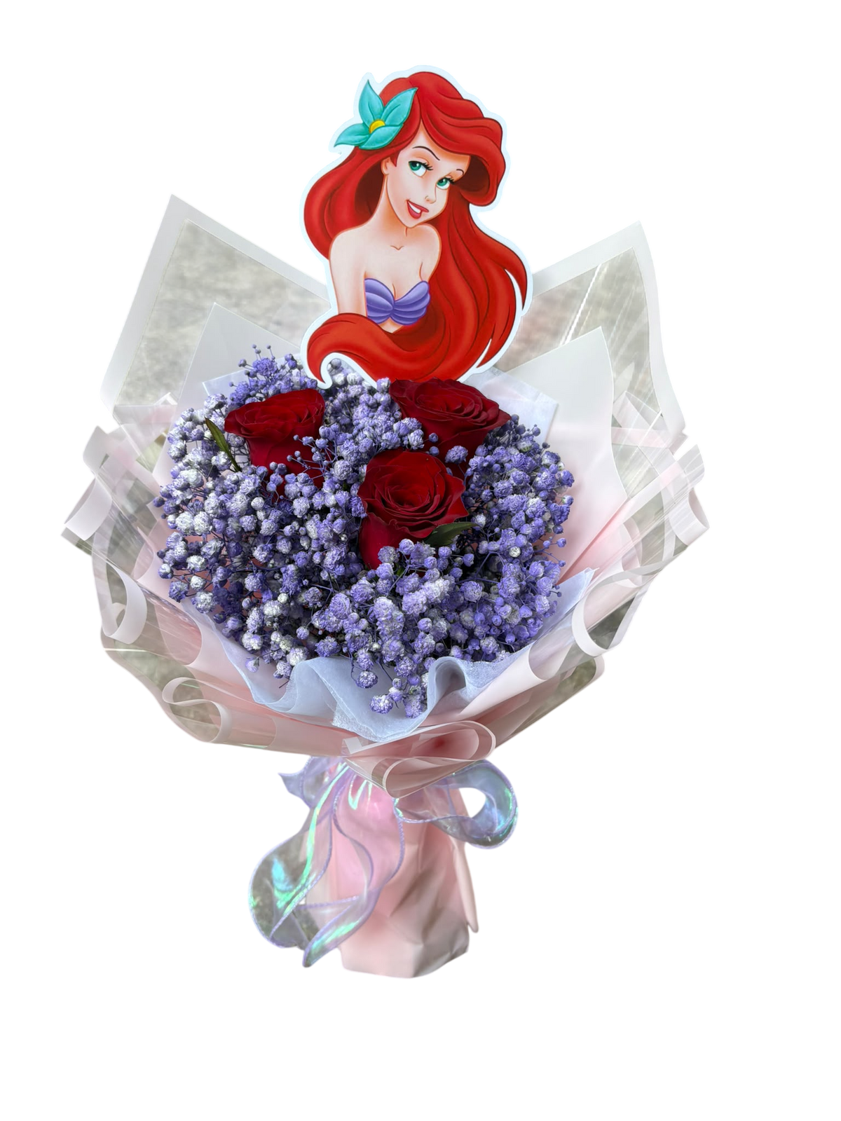 Ariel Little Mermaid Rose Bouquet | Disney Fresh Bouquet