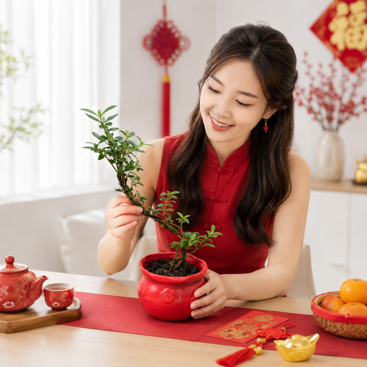 CNY Snowrose 雪玫瑰 | Office Plant