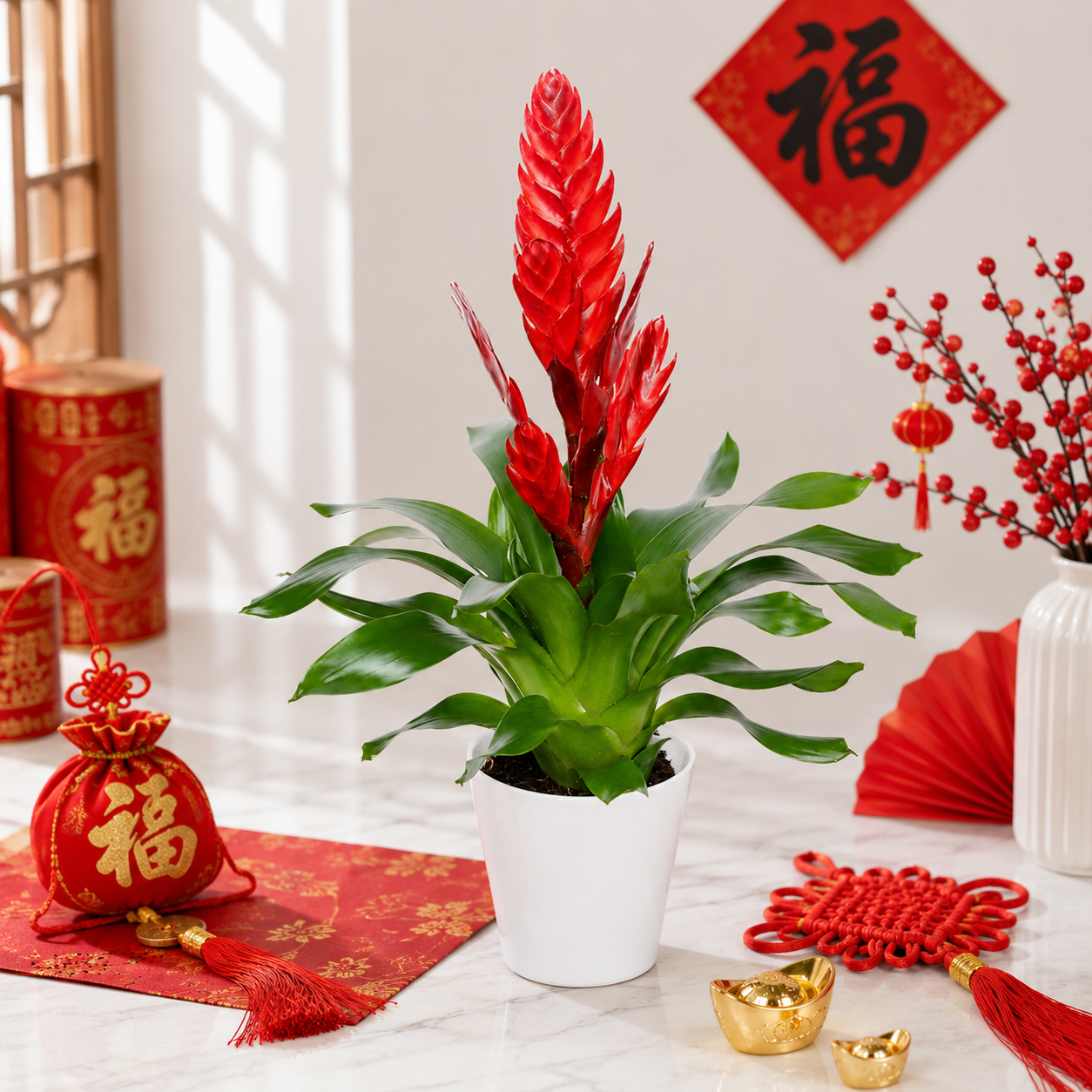CNY Guzmania 三星 | Gardening Plant